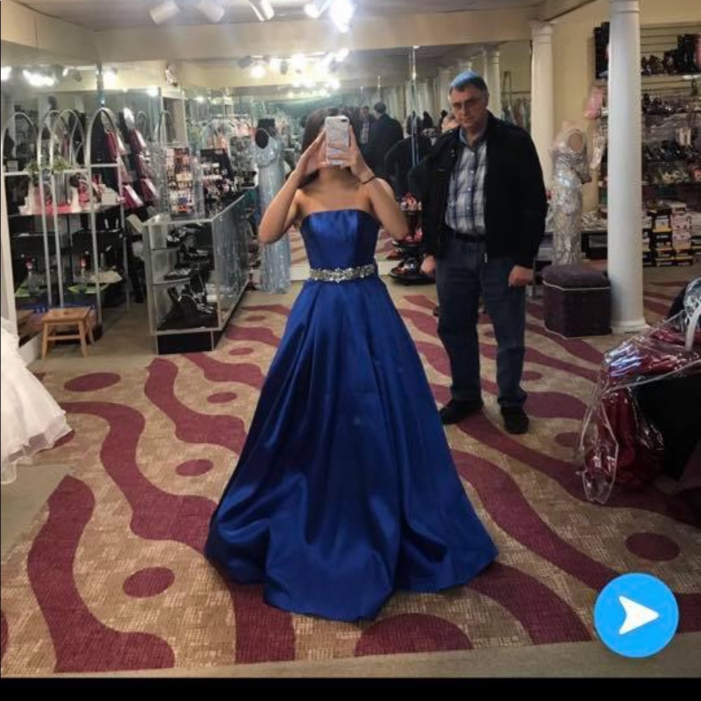 Royal Blue long prom/formal dress